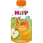 HiPP Organik Şeftalili Mangolu Elma P&uuml;resi 100 gr