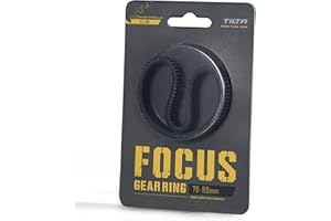 TILTAING Anillo de Engranaje de Enfoque de Lente sin Costuras φ78-80mm para Tilta Mini Follow Focus Nucleus Nano DSLR, Accesorios de cámara de Engranaje de Enfoque de rotación de 360 ° TA-FGR-7880