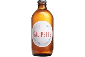 Galipette - Biologique Bittersweet Cider (12 x 330ml), 4% ABV, Hand-Picked French Organic Apples, Lightly Fermented, Authentic, Floral Aroma, Refreshing, Gluten Free, No Added Sugar, No Sweeteners
