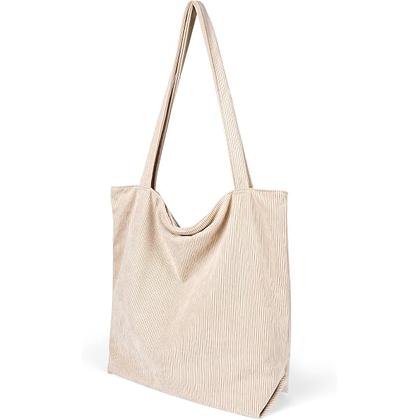 Borsa Lavoro Scuola Viaggi Borsa Tote Donna In Velluto A Coste – Grande Capacità, Per Lavoro, Scuola, Viaggi E Tempo Libero Borsa Tracolla Grande Capacità Donna