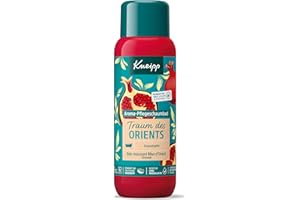 Kneipp Bain moussant aromatique rêve de l'Orient - Additif de bain à l'extrait de grenade de qualité supérieure - Végétalien - 400 ml