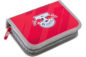 RASENBALLSPORT LEIPZIG RB Leipzig Schuletui gefüllt Federmappe rot Etui Federtasche RBL - Plus Lesezeichen Wir lieben Fußball