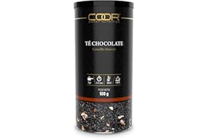 COOR SMART NUTRITION COOR - Té Chocolate - Formato de Bote de 100 g - Té Negro Camellia Sinensis con Cacao y Aroma de Chocolate - Té sin Azúcares ni Alérgenos - Indicado para Elaborar Bebidas Aromáticas
