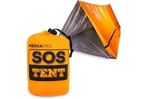 MEKKAPRO Emergency Survival Tent - 2 Person, Ultra Lightweight and Waterproof for Camping, Hiking and Outdoor Activities