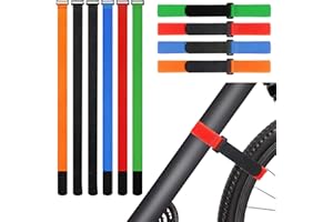 PIWOSGOL Correas para Portabicicletas, Paquete de 10 Correas Estabilizadoras Ajustables para Bicicletas, Correas Estabilizadoras para Bicicletas, Estabilizador Ajustable para Sujetar y Atar Bicicletas
