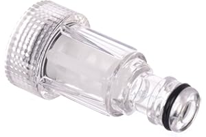 TECHKAR Filtr wody do myjki wysokociśnieniowej Karcher przyłącze 3/4 cala, pasuje do złączy ogrodowych