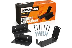 Upgrade4cars Cykelväggfäste horisontell | pedal väggkrok hjulupphängning