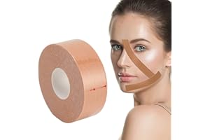 BIZZICO Taśma do Podnoszenia Twarzy, Wielofunkcyjna łata na Zmarszczki Ujędrniająca Taśma do Podnoszenia Zmarszczek na Twarzy Usuń Zmarszczki Promuj Krążenie Krwi Zapobiegaj Zwiotczeniu