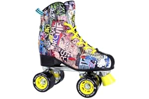 KRF Retro Art - Patines Paralelo 4 Ruedas Unisex Adulto