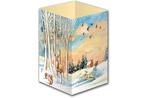 Weihnachtlich glänzet der Wald: Ein Windlicht-Adventskalender mit 24 Türchen