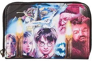 LOUNGEFLY Hpwa0122 CARTERA Harry Potter Y LA Piedra FILOSOFAL, Aluminium