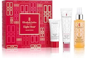 Elizabeth Arden Coffret Trio Eight Hour® Cream, Soins Essentiels Nourrissants, Multi-Usage, Hydrate et Protège, Cadeaux pour Femme