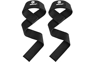 NEALFIT Lifting Straps for Weightlifting, Wrist Straps for Weightlifting, Deadlifts, Bodybuilding, Strength Training, Weight Lifting Straps for Men&Women