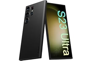 memumi Ultra cienkie etui do Samsung Galaxy S23 Ultra [Ultra Thin 0.3mm] Minimalistyczny design z matowym etui ochronnym do Galaxy S23 Ultra Thin Case Black Matte