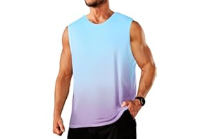 PINSPARK Tank Top Herren Ärmelloses Shirt Schnelltrocknend Achselshirts Muskelshirt Leicht Gym Shirt Fitness Laufen Funktionsshirt Atmungsaktiv Bodybuilding Shirts