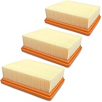 vhbw filtro a pieghe piatte compatibile con Kärcher WD6 P, WD6 Premium