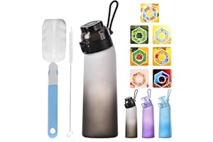 USPER 700ML Air Gourde, Air Gour Bouteille Avec 7 sul Saveur Up Pods, Tritan Bouteille d'eau Parfumée Sans BPA