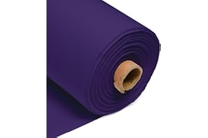 100% Cotton Fabric 60 Inch 150cm Wide 150GSM Material for Sewing, Dressmaking, Quilting, Curtain Linings, Pillowcases & Totes Fabric by The Half Metre by Discount Fabrics LTD(Purple, 1m)