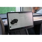 E-Garaj Tesla Model Y ile Uyumlu Ekran Koruyucu Silikon &Ccedil;er&ccedil;eve (Siyah) | Juniper Uyumlu Değildir