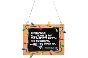 Forever Collectibles UK FOCO New England Patriots Kunstharz-Kreidetafel-Ornament
