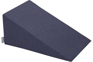 KiddyMoon Foam Playground For Kids Obstacle Course For Children Montessori Toy For Babies Soft Construction Blocks Element, Wedge, Darkblue:-