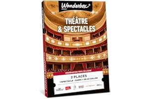 TICK&BOX Ticketbox - Théâtre & Spectacles - Spectacle en Duo - Coffret Cadeau - Idée Cadeau Divertissement