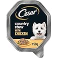 Cesar Country Stew Adult Wet Dog Food, Chicken, Vegetables and Parsley in Gravy 14 x 150 g Trays