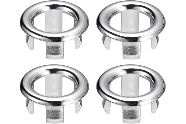 QUARKZMAN 4 st. diskbänk trimning bräddavlopp lock diskbänk bräddavlopp ringar 25 mm badrum kök handfat dräneringslock hålins