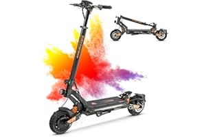 ONESPORTWAY KUKIRIN G2 Master Trottinette Électrique Adulte, Batterie 52V 20,8Ah pour 70 km d'Autonomie, Moteur 2 * 1000W & Suspension Hydraulique, 10 Pouces Scooter Électrique lectrique Tout-Terrain à Pneus