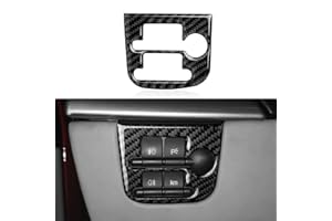 OYDDL Adesivo per bordo del pulsante dei fanali dell’auto compatibile con Alfa Romeo 159 anno di costruzione 2005 2006 2007 2008 2009 2010 2011 - NON adatto a Brera Spider