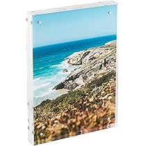 Cornice In Plexiglass Mascagni 20x25 Cm - Chiusura Magnetica, Trasparente, Made In Italy - Foto 6