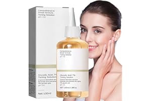 KIRDUME Glycolic Acid 7 Toning Resurfacing Solution | Acido Glicolico 7 Por Ciento | Acido Glicolico Para Renovar El Envejecimiento Para El Rostro Esencia Tonificante Hidratante