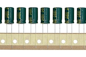 HUABAN 50 pezzi 100V 100UF 10x17mm Condensatore elettrolitico in alluminio plug-in ad Alta Frequenza LOWESR con manicotto verde 100 Volt 100 UF
