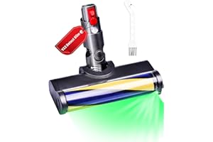 ‎ZITFRI LED Bürste Bodendüse für Dyson V12 Detect Slim Ersatzteile Ersatzbürste Staubsauger Softwalze Zubehör mit Staubanzeige für Hartböden