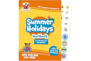 CGP Summer Holidays Activity Workbook - for kids going into Reception (ages 3-4) (CGP Holiday Workbooks) cover art