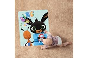 KINA B_TA0011 Tappeto Adesivo Calpestabile Lavabile Bing Cartoon Flop Pando Sula Decorazione Cameretta Bambino Adesivi Murali