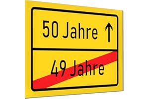 KAVARO 50 Geburtstag Geschenk oder Deko - Geschenke zum 50. Geburtstag Männer und Frauen