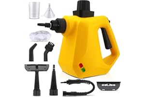 CATCHLUCK Dampfreiniger Handgerät, 1000W, 135 Grad hohe Temperatur Dampfreiniger Handgerät mit 9 Aufsätzen 3.2 Bar Hochdruck Chemikalienfrei Steam Cleaner