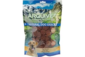 ARQUIVET Chips de canard 1 Kg - 100% de collations de chiens naturels - bouts, récompenses et bonbons canines