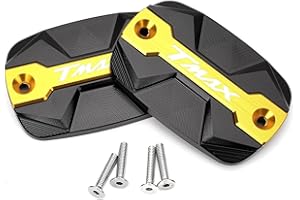 ZESIDIMO Tappo Serbatoio Olio Liquido Freno Moto Accessori per Yamaha Tmax 500 2004-2011 Tmax 530 DX SX 2012-2019 TMAX 560 2022 2023 Tech Max Tmax560 (oro)