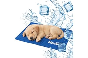 Nosli Kühlmatte für Hunde, Katzen & Menschen (40x50cm) • Selbstkühlende Hundematte mit Gel • Gel-Kühldecke Hund • Matte für Haustiere & Mensch