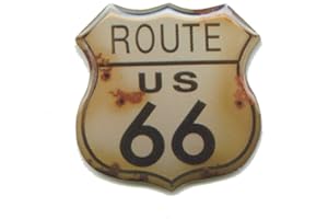 hegibaer Großer Route 66 USA Mainstreet Mother Road Nostalgie Retro Pin Anstecker 0593