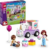 LEGO Friends Tek Boynuzlu At Pasta Dağıtım Arabası 42675 &ndash; 4 Yaş ve &Uuml;zeri &Ccedil;ocuklar i&ccedil;in Paisley ve Leo Mini Bebekleri ile Oyu