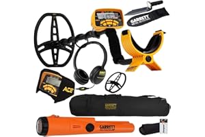 Garrett Hobby ACE 400 Metal Detector Pro-Pointer at Pinpointer, Edge Digger and Bag
