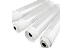 Supreme Stationery Eazzzy Cover - Clear Plastic Book Protector Film Roll - 33m x 5m - Pack of 4