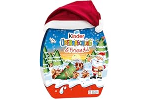 kinder Überraschung & Friends Calendario de Adviento – Calendario de Adviento con deliciosas especialidades de chocolate – 1 calendario de 404 g