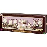 EPOCH Sylvanian Families &Ccedil;ikolata Kulaklı Tavşan Ailesi Yıld&ouml;n&uuml;m&uuml; Seti