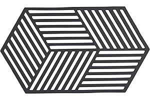 Zone Denmark Hexagon Dessous-de-Plat 24 x 14 x 0,9 cm Noir