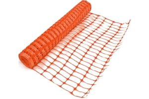 Rollo de valla de malla plástica de True Products B1003A, mediana, 5,5 kg, 1 x 50 m, color naranja (1 unidad)