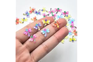 ZOSIGN 50 Pièces Mini Libellule Décoration en Résine - Miniatures pour Jardin Féérique, Micro Paysage et Accessoires de Nail Art